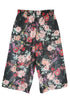 Pantalon court en georgette de soie Charlotte
